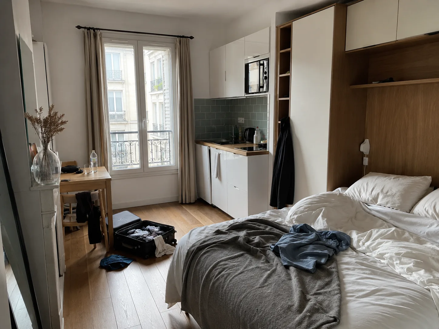 État des lieux avant le départ — Paris 14e, Studio 22 m²